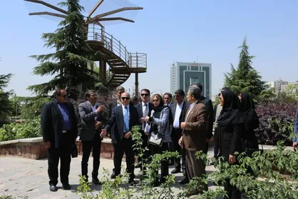 بازدید وزیر فرهنگ آذربایجان از منطقه فرهنگی و گردشگری عباس&zwnj;آباد