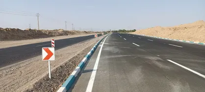 اتوبان قم کاشان روزانه ۱.۵ کیلومتر بهسازی می&zwnj;شود