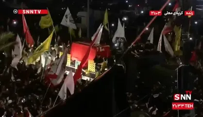 کاروان نورانی رهبر شهید به خاک مقدس کربلا رسید + فیلم