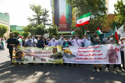 جشن پیروزی جریان مقاومت بر رژیم صهیونیستی برگزار شد
