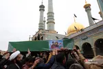 تشییع پیکر شهید مدافع حرم در قم 