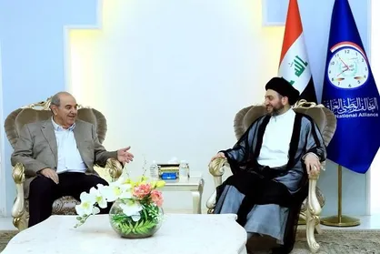 حضور &laquo;علاوی&raquo; در دفتر جریان حکمت ملی برای رایزنی با عمار حکیم