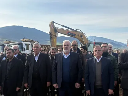حضور وزیر نیرو در شرق گلستان و کلنگ&zwnj;زنی یک پروژه آبی