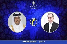 گفت‌وگوی تلفنی وزرای خارجه ایران و قطر درباره غزه و مذاکرات تهران-واشنگتن