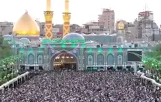 برپایی نماز عید سعید فطر در بین الحرمین کربلای معلی