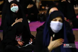 مراسم احیای شب بیست و یکم در میدان فلسطین
