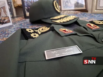 حضور جمعی از دانشجویان دانشگاه شهید بهشتی در منزل سردار سپهبد شهید غلامعلی رشید + فیلم