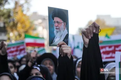 راهپیمایی روز ۱۳ آبان در تهران (۱)
