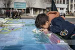 تشییع پیکر 5 شهید نیروی انتظامی در شیراز