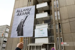 تجمع دانشجویان دانشگاه تهران در اعتراض به‌ اقدام ضداسلام هند