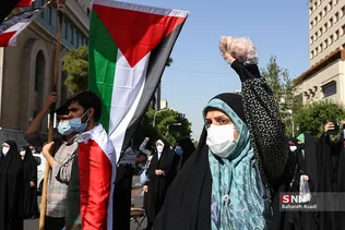 راهپیمایی مردمی در حمایت از فلسطین مظلوم 