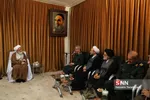  دیدار سردار غلامحسین غیب پرور با حضرت آیت الله العظمی نوری همدانی