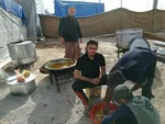موکب شهدای دانشجو به همت جامعه دانشگاهی خوزستان در مرز چذابه برپا شد