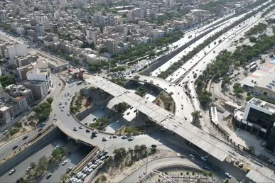 بهره‌برداری از کلان طرح پل غربی سطح سوم تقاطع غیر هم‌سطح خیام مشهد