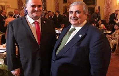 دیدار وزیر خارجه بحرین با وزیر خارجه رژیم صهیونیستی