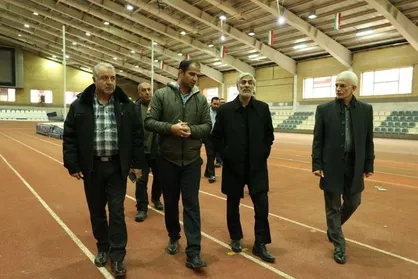 بازدید وزیر ورزش و جوانان از مراحل آماده&zwnj;سازی ورزشگاه آفتاب انقلاب