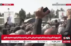 فرماندهان موشکی در آغوش ملت / فریاد مرگ بر آمریکا و مرگ بر اسرائیل در بهشت زهرا طنین انداز شد + فیلم