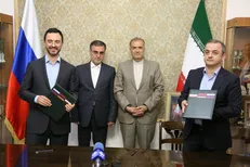 امضای قرارداد فروش محصولات مازندران در یک فروشگاه زنجیره‌ای روسیه