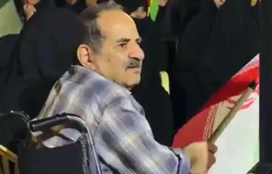 جسمش خسته بود ولی دلش پای ایران بود