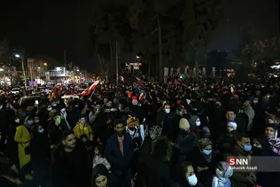 شادی مردم تهران پس از صعود تیم ملی فوتبال به جام جهانی
