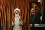  دیدار سردار غلامحسین غیب پرور با حضرت آیت الله العظمی نوری همدانی