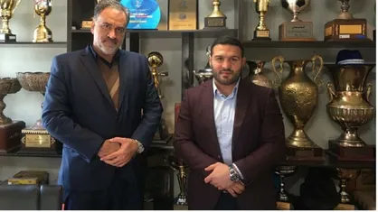 دیدار سرمربی تیم کشتی استقلال با احمد مددی