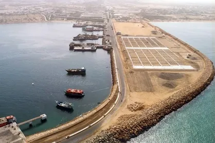 بندرچابهار درخدمت صادرات مواد معدنی