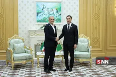 دیدار پزشکیان و رئیس‌جمهور ترکمنستان