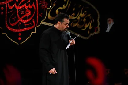 صوت/ عزادارى فاطمیه دوم با مداحى حاج محمود کریمى