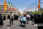 مراسم تشییع پیکر مطهر ۱۵۰ شهید دفاع مقدس در تهران