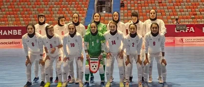 پیروزی پرگل تیم ملی فوتسال بانوان ایران برابر قرقیزستان در آغاز کافا