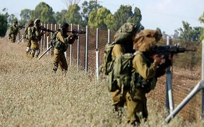 رزمایش صهیونیستی در مرز غزه با چاشنی تیراندازی به سمت فلسطینی&zwnj;ها