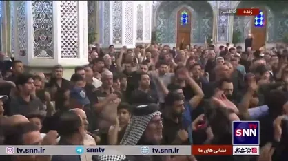 سینه&zwnj;زنی شیعیان در مراسم عزاداری شهادت امام جواد (ع)