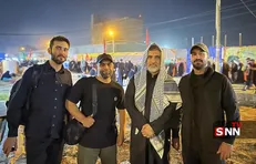 تصاویر سردار شهید امیرعلی حاجی‌زاده در راهپیمایی اربعین سال‌ گذشته