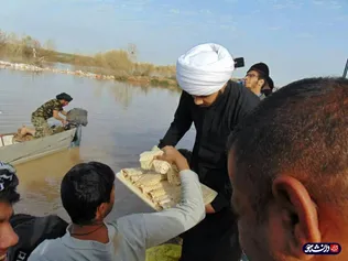 امدادرسانی قرارگاه جهادی ستاد اجرایی فرمان امام به مردم سیل زده خوزستان