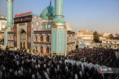 اقامه نماز طلب باران در امامزاده صالح (ع) تهران