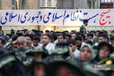 تجدید میثاق بسیجیان با آرمان‌های امام خمینی (ره) + فیلم