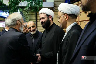 مراسم گرامیداشت شهید علی لاریجانی در مسجد بلال صدا و سیما