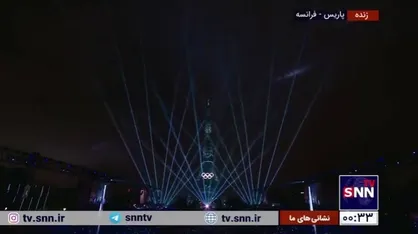 تصاویری دیدنی از ویدئو مپینگ برج ایفل در مراسم افتتاحیه المپیک ۲۰۲۴ پاریس