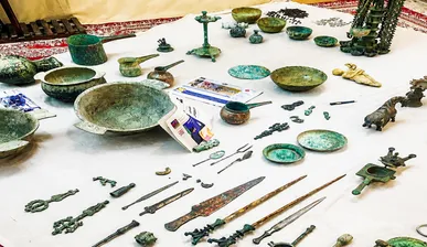 بیش از ۱۰۰ شیء تاریخی ۳۵۰۰ ساله در نقده  کشف شد