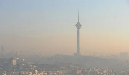 هوای تهران آلوده است