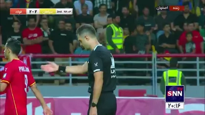 دیدار تیم&zwnj;های سپاهان و فولاد در هفته نهم لیگ برتر با نیتجه ۲ بر ۲ به پایان رسید