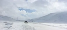 محور اسالم به خلخال ۴۰ سانتی‌متر برف بارید/ پونل به خلخال مسدود است