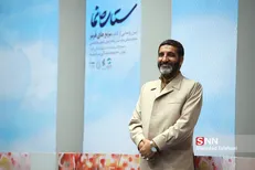 عکس یادگاری خواننده زیرزمینی با حاج حسین یکتا