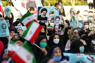 اجتماع حامیان سید ابراهیم رئیسی در هفت تیر