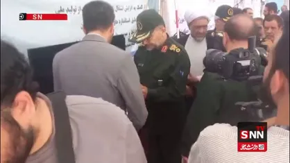 بازدید سردار سلیمانی رئیس سازمان بسیج مستضعفین از نمایشگاه تجهیزات اهدایی به حوزه&zwnj;های مقاومت بسیج مساجد و محلات سراسر کشور طرح شهید سید محمد حجازی