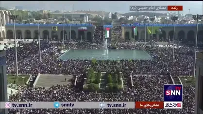 حضور پرشور و کم نظیر مردم در مصلی امام خمینی (ره)