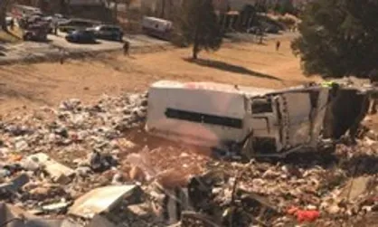 قطار حامل نمایندگان کنگره آمریکا دچار سانحه شد