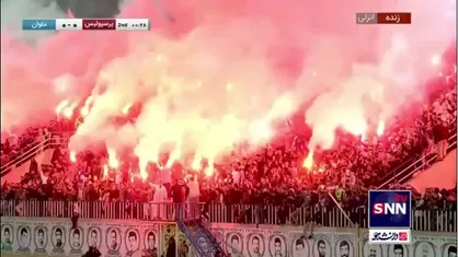 جو فوق العاده&zwnj;ی ورزشگاه سیروس قایقران شهر انزلی در شب رقابت ملوان با پرسپولیس