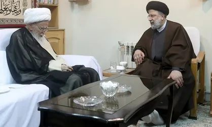 رئیس جمهور با آیت الله صافی گلپایگانی دیدار کرد
